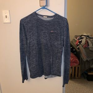 Blue speckled long sleeve